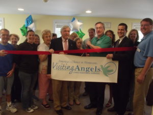 Visiting Angels ribbon cutting