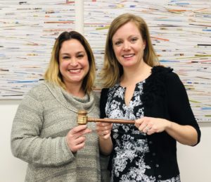 Passing the gavel